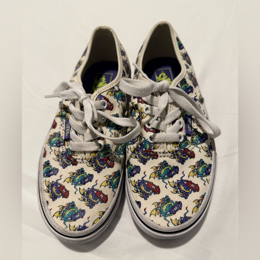 Kids' Dragon Print Sneakers